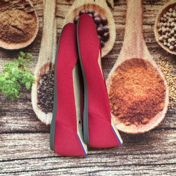 Rothy’s Rounded toe flats shoes in Scooter Red - Picture 7 of 8
